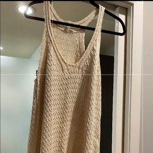 Summer sweater, sleeveless, long.